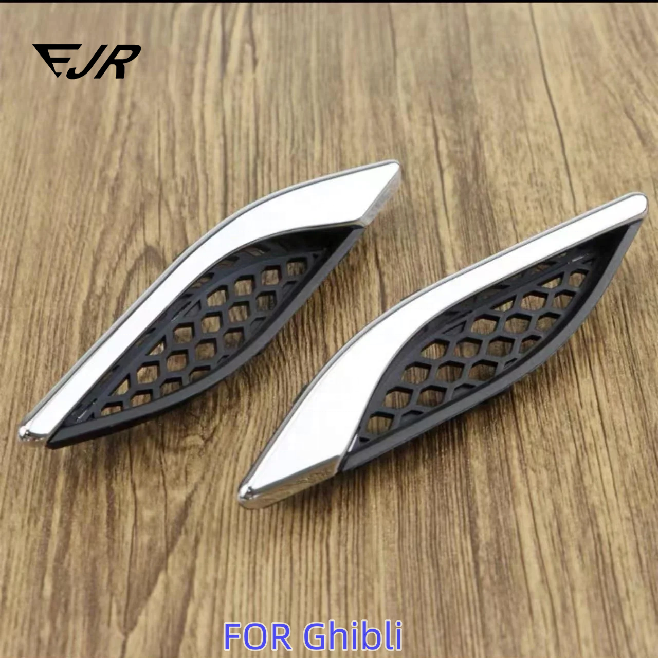 Fender Side Vent Bright Chrome Plated For Ghibli Levante Quattroporte Guaranteed OEM