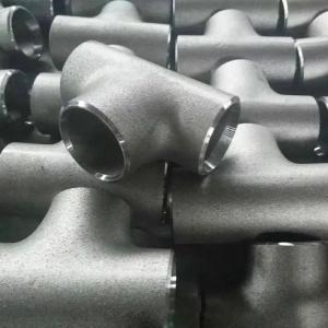 China Hot Sale Cheap Price Carbon Steel Pipe Fittings BW Tee SCH80S 2 1/2 A420 WPL6 ASME B16.9 wholesale