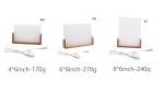U Shaped Wooden Base Sublimation Acrylic Photo Frame LED For Sublimation Coating
