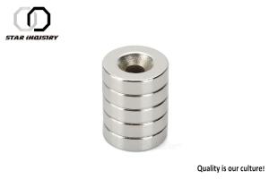 China Super Magnetic Countersunk Disc Magnets Multifunctional For Motorcycle wholesale