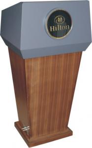 China Podiums Hotel Display Stand Conference Wooden Lecture Stand MDF board on sale