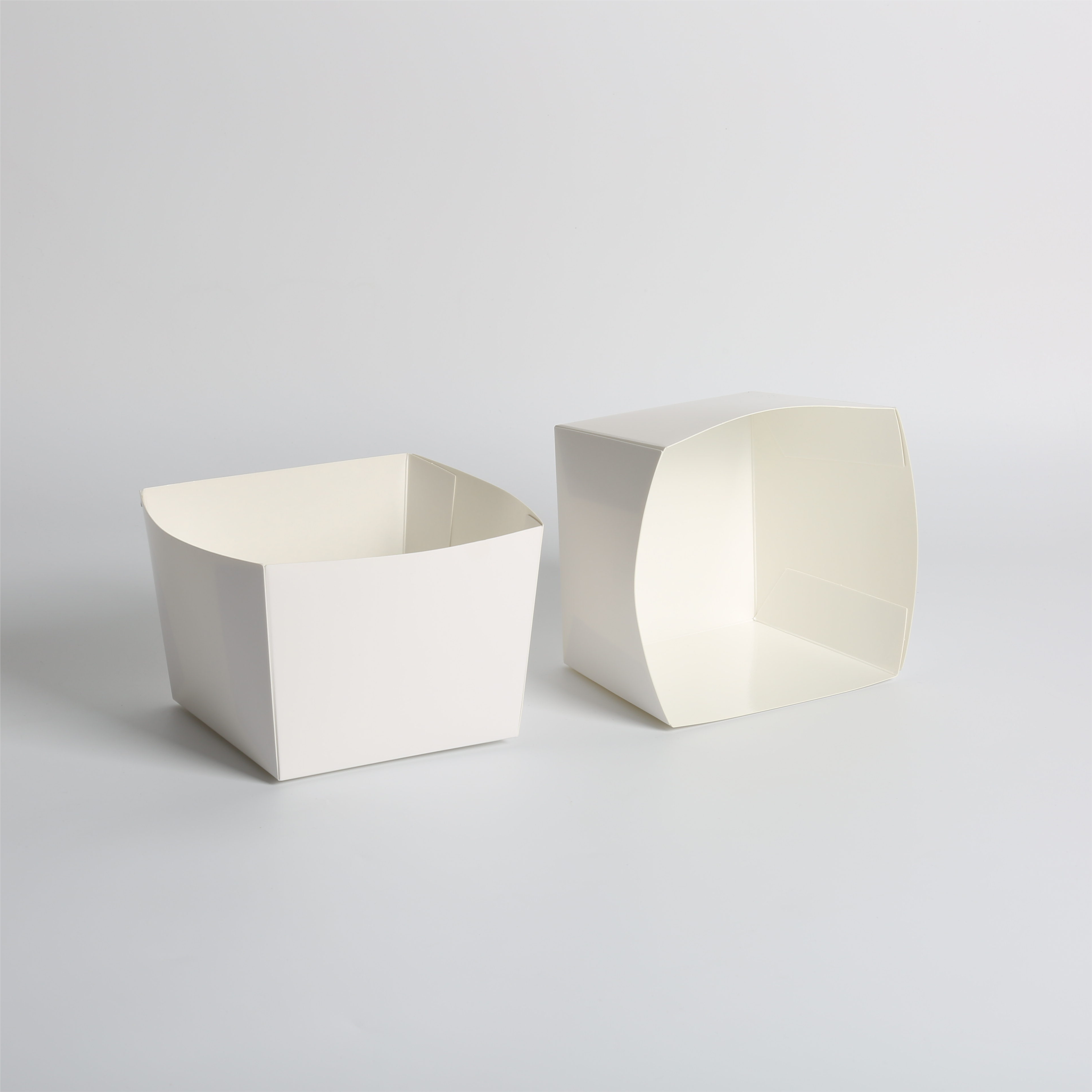 Recyclable Paper Takeaway Food Packaging Box For Burger Popcorn Custom Size Color