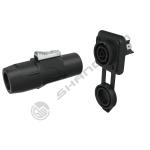 Powercon Outdoor Waterproof Power Connector IP65 Electrical Connector 3P Male