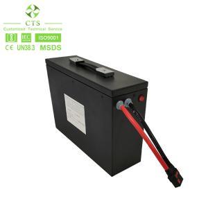 China 52V 35Ah 2000W Ebike Triangle Battery With Metal box wholesale