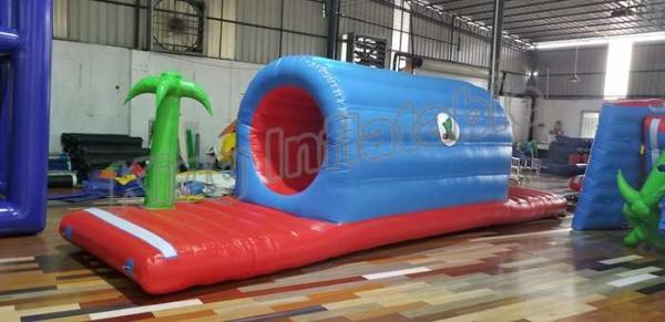 Crazy Fun Seal Welding Commercial Inflatable Water Parks With Air Pump And