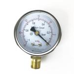Spiral tube gauge all stainless steel pressure gauge bottom mounting types