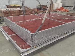 China Light Duty Plywood Infill Horse Stall Panels Powder Coating Frame wholesale