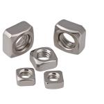 304 Stainless Steel Nuts Size M3-M12 Square Type DIN7982 ODM For Electricity
