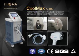 China Mixed Wavelength Diode Laser Hair Removal Machine Arm Use With Cooling System 220V wholesale