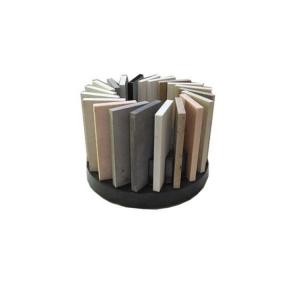 China Rotating Counter Display Stand , Luxury Tabletop Tile Display Holder wholesale