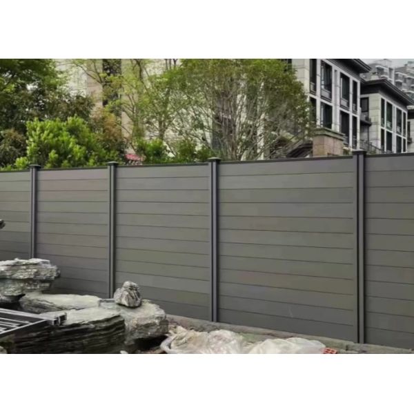 WPC Fence Weather Resistant Low Maintenance For Backyard Privacy