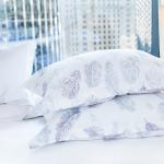 Printed Duvet Linen Duvet Cover , King Size Duvet Cover Customized Colors
