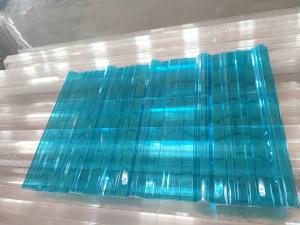 China 100% Virgin Polycarbonate Corrugated Roofing Pc Sheet 3.5mm Thickness wholesale