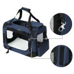 Unique Songmics Pet Carrier Shoulder Bag Commercial Metal Frame Reinforced