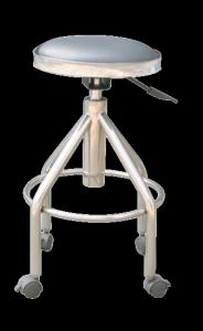 China Portable Surgeon Stool , Doctors Rolling Stool Screw Adjustment Lifting With Four Castors wholesale