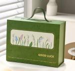 Custom Colored Cardboard Magnetic Flip Seal Folding Gift Box for Elegant