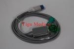 Metal Medical Equipment Parts D-Turn Square Head Blood Oxygen Extension Line