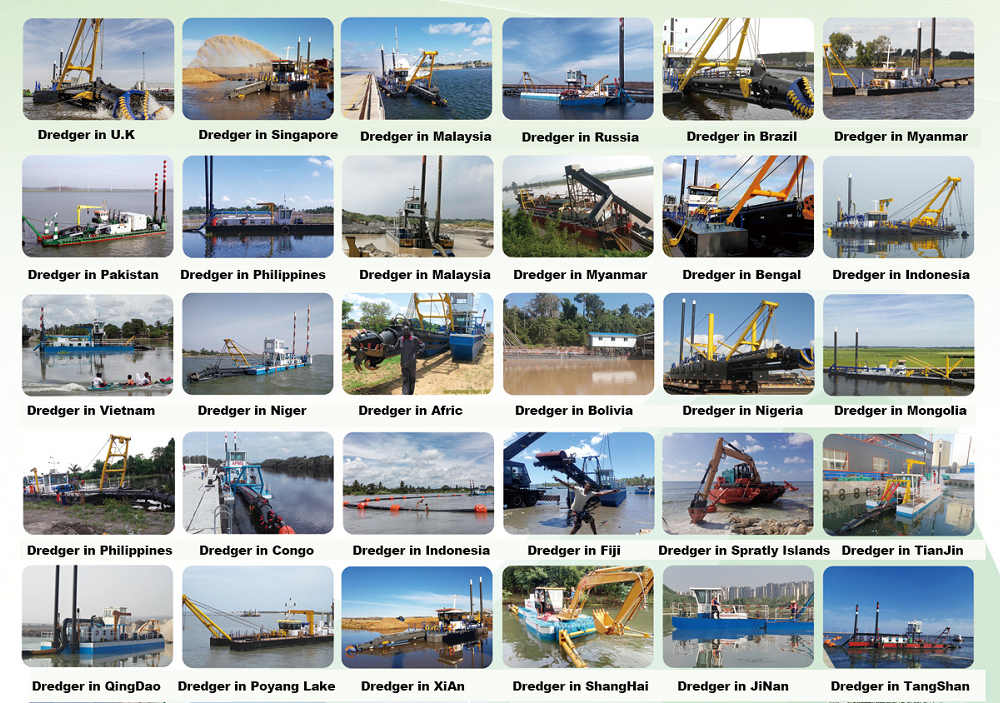 Self Propelled Cutter Suction Sand Dredging Ship 800m3/H Working Capacity