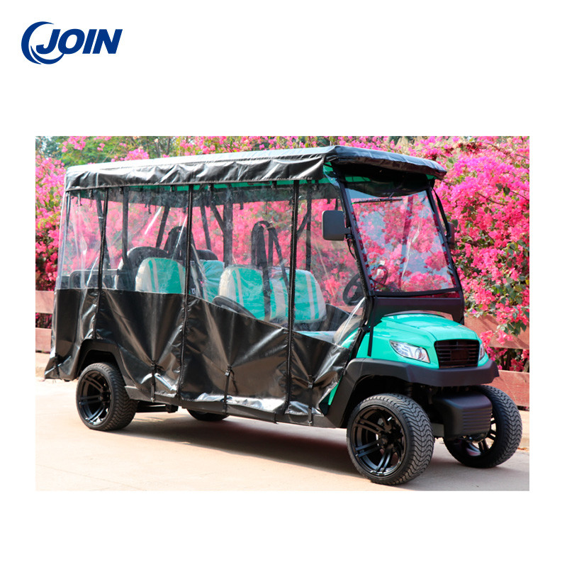 Waterproof Golf Cart Rain Cover 6 Passenger Driving Enclosure
