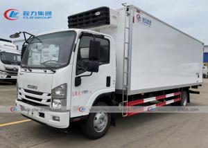 China ISUZU 4x2 6 Wheeler 10T Refrigerator Van Truck wholesale
