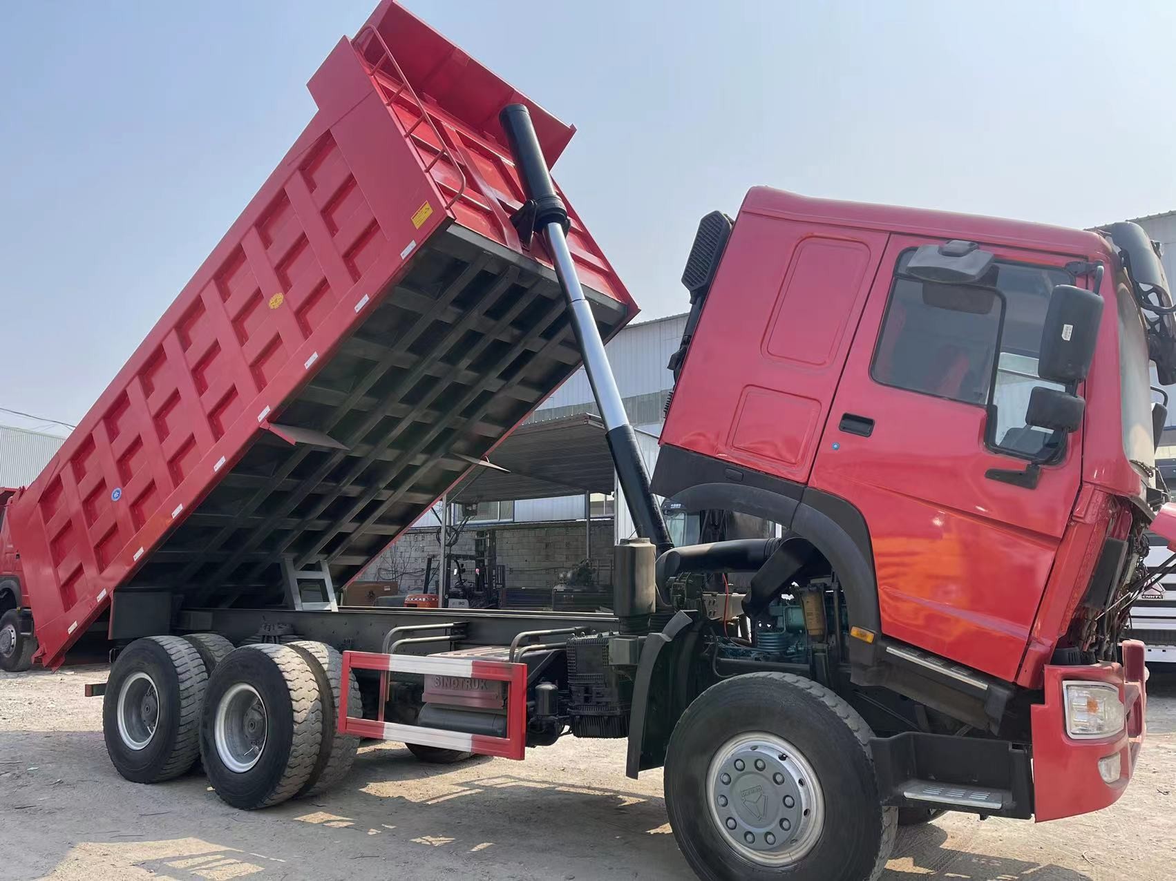 howo diesel dump truck 30t reliable vehicle dumper semi trailer china 371hp 375hp 420hp