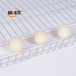 China White Annilte FeatherGlide Egg Belt 4 inch Woven egg collection belts in poultry farm good quality wholesale