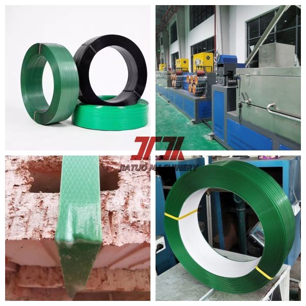 16mm Black UV Resistant Automatic Grade Pet Packing Belt For Textile Bundling Wooden Boxes