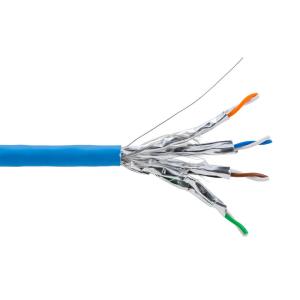 China 500MHz S/FTP CAT6 Network Cable 4P + F Twisted Pair LDPE Outer Jacket wholesale