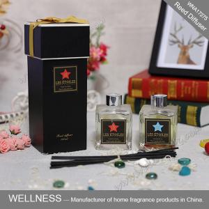 China Luxury Home Reed Diffuser 80ml 100ml 150ml With Clear Liquid Bottle wholesale