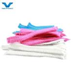 Disposable Blue 18g PP Clip Mob Bouffant Cap For Food Processing Disposable