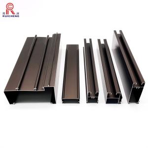 China Sandblasted Aluminium Window Profile Weather Resistant 6000mm Length wholesale