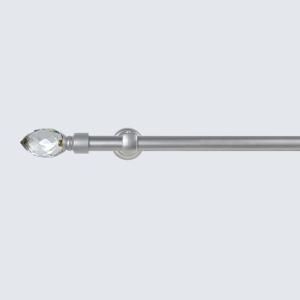 China Multi Size Single Bracket Pipe Curtain Rods Aluminum Alloy Durable Curtain Hardware wholesale
