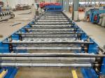 Roof And Wall Panel Glazed Tile Forming Machine PLC Control 5.5 KW Motor