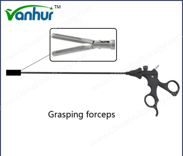 10X330mm Steel Reusable Laparoscopic Bowel Forceps for Smooth Intestinal