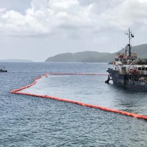 China Silt Curtain PVC Floating Silt Curtain Containment Boom Eco Friendly Oil Spilling Boom Silt Curtain For Aquatic Environm wholesale