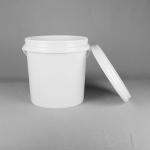 PP / HDPE Material 5 Gallon Plastic Buckets White Color