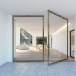 Heat Insulation Aluminum Hinged Door Waterproof Hostel Apartment