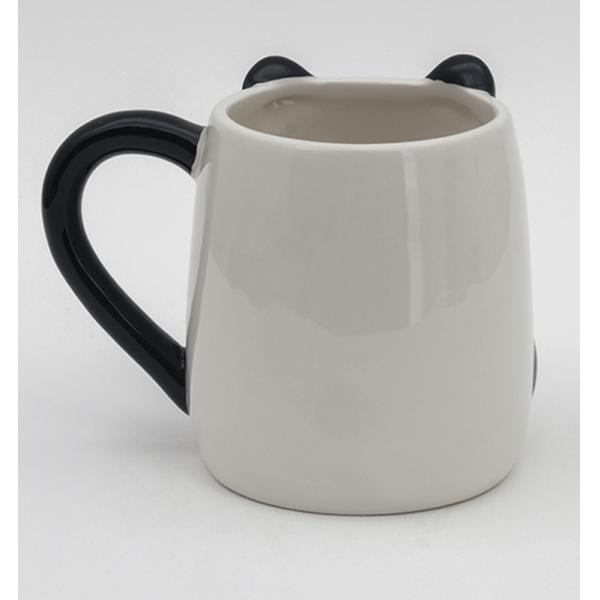Wholesale customized handmade cute animal 3d drinking cups tea coffee ceramic mug gift
