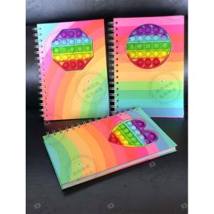 China School Office Accessories Hard Cover Spiral Notebook with Durable Silicone Cover wholesale