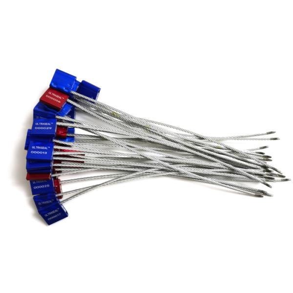 3.5mm Diameter High Security Cable Seals For Containers Laser Print