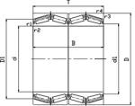 Rolling Mill Bearings: Four-Row Tapered Roller Bearings1 31090BG