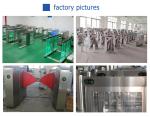 304 Stainless Steel Access Control Turnstile Gate Full Auto Tripod 550mm Channel