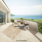 Stone Imitation Texture 600*1200 Silver Travertine Look Porcelain Floor Tile for