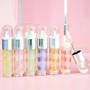 China Beautiful 6ml Polka Dot Essence Lip Gloss Featured With Tube Packaging wholesale