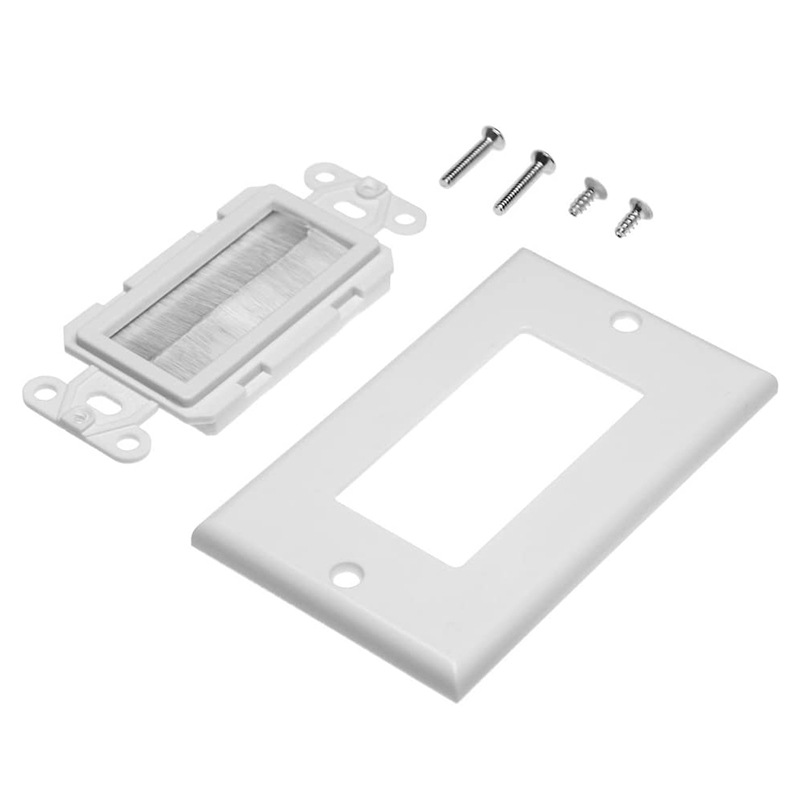 Ce/Rosh Compliance Customized Support Single Dual Port Faceplate for Smart Wall Socket