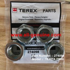 China TEREX 00274098 LOCK NUT NHL MINING DUMP TRUCK TR35 TR50 TR60 TR100 3305B 3305F 3303 3307 TR45 TR70 MT4400 wholesale
