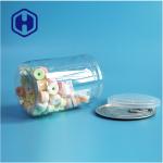 500ml 17oz Supermarket Packaging Transparent PET Plastic Can With Easy Open