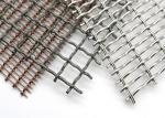 28mm Hole Size Flat type Crimped Wire woven Mesh