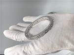 Simple Diamond Bangle Bracelet , 18k White Gold Love Bracelet