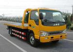 Durable Occasion Recovery Wrecker Tow Truck With 3 Ton , Boom And Lifting